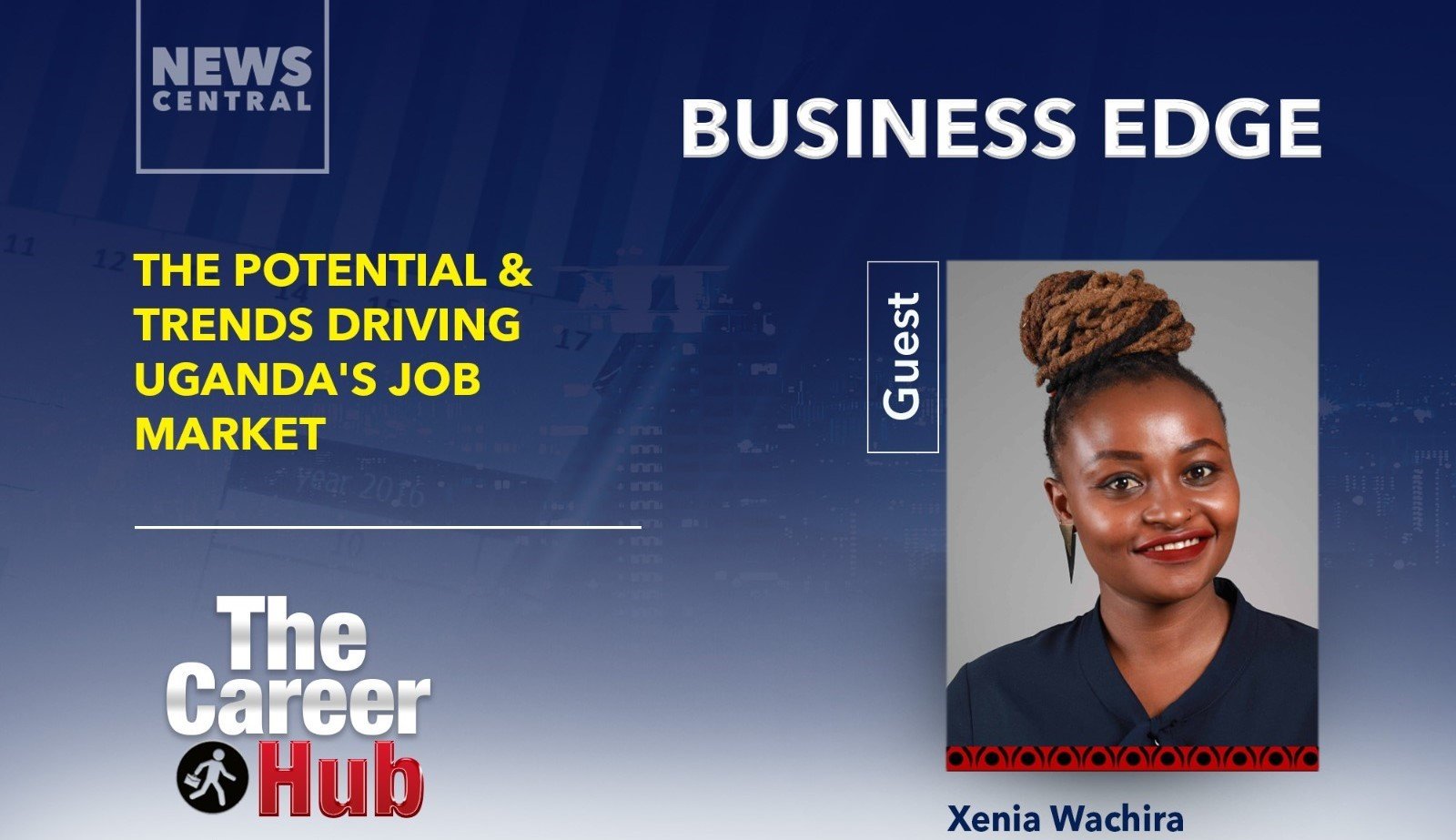 News Central TV featured our country manager, Xenia Wachira. She spoke about the potential and trends driving Uganda's job market..